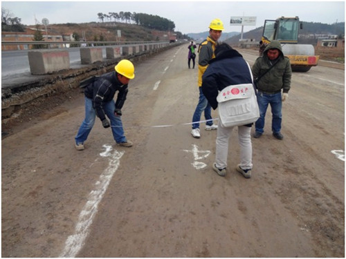 麻昭高速公路項目D4-2工區(qū)已完工路基順利通過轉(zhuǎn)序驗收