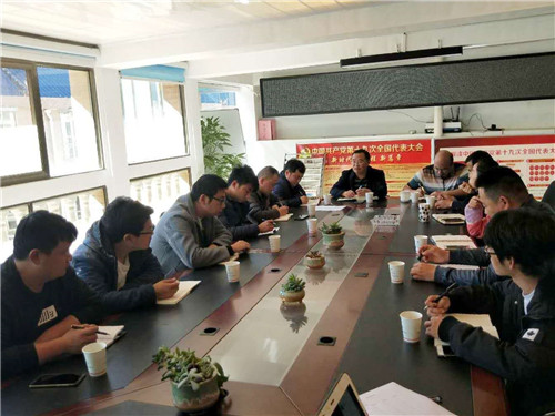 公司領導到第五直管部黨支部講黨課