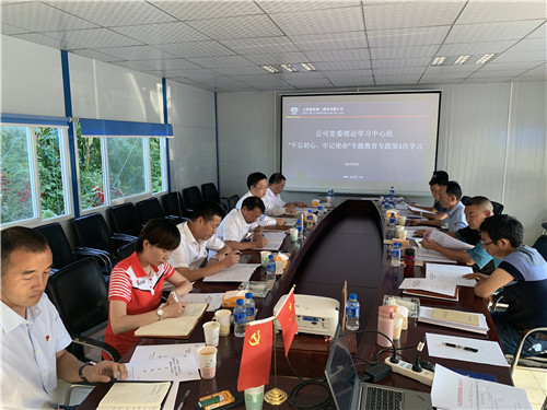 “不忘初心、牢記使命”主題教育—公司領(lǐng)導(dǎo)班子召開調(diào)研成果交流會(huì)