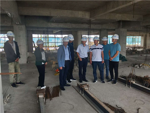 陳定華調研楚雄本寬大廈建設項目