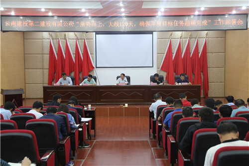 【大戰(zhàn)120天】公司召開“乘勢而上，大戰(zhàn)120天，確保年度目標超額完成”工作部署會