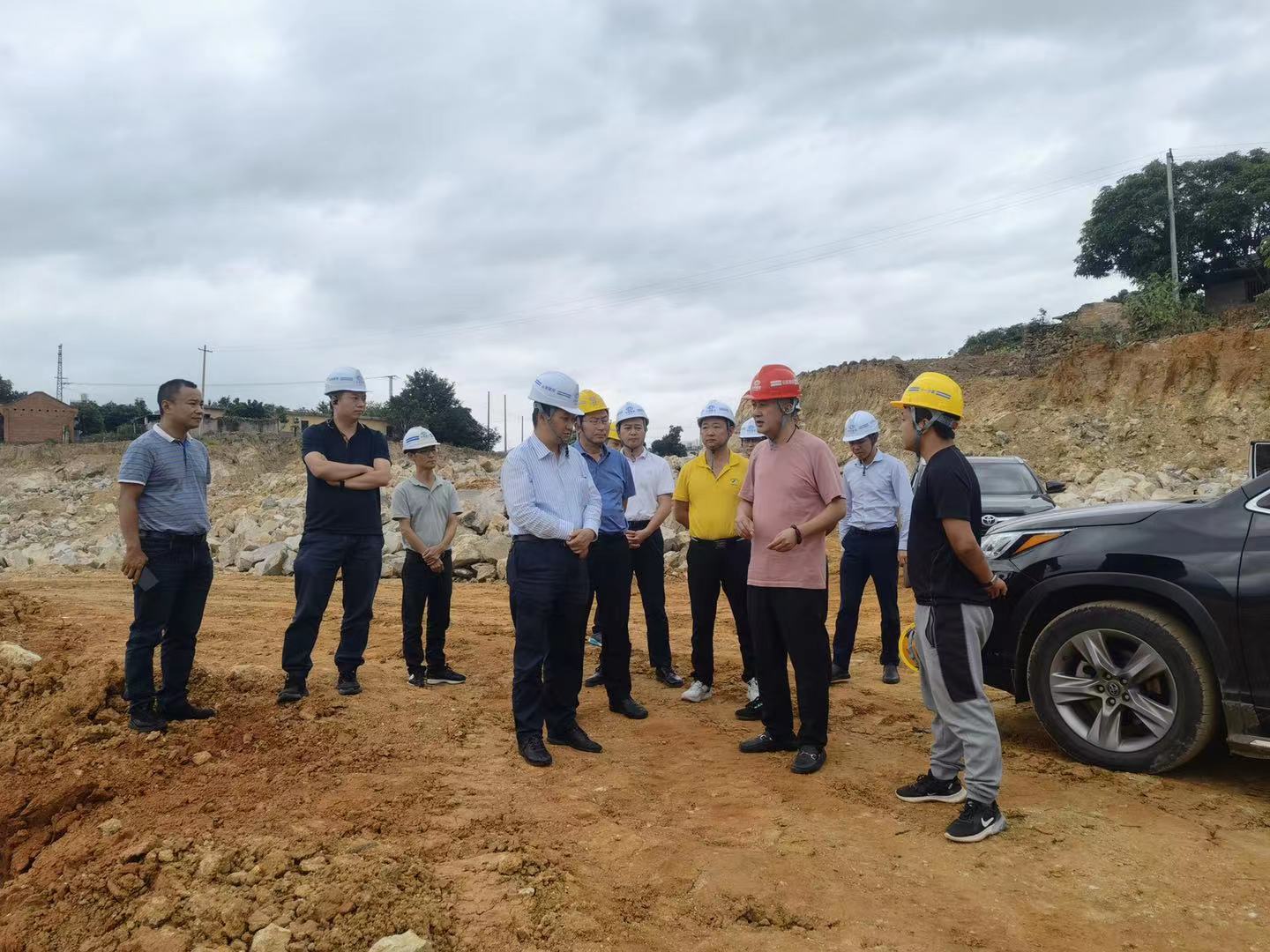 【調(diào)研檢查】交通廳王勇一行調(diào)研指導(dǎo)永金高速項目