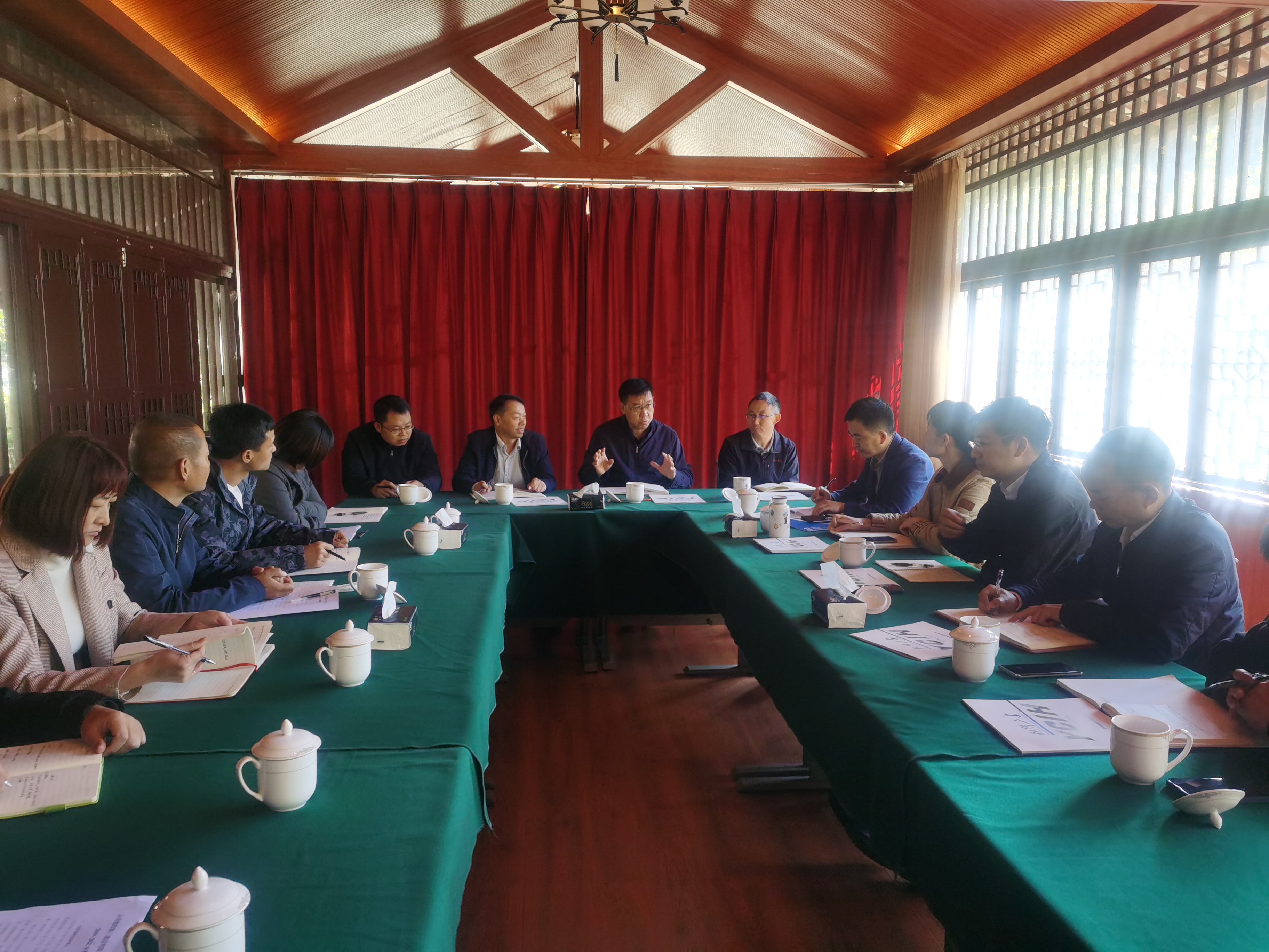 陳文雙調研二公司綠化分公司